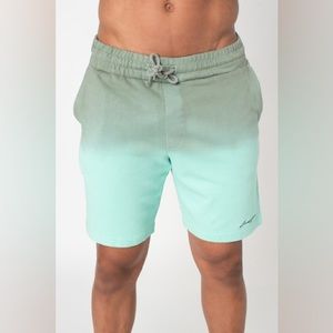 Jack & Jones Men's Tie Dye Shorts - Faded Powder Blue Gradient Blue